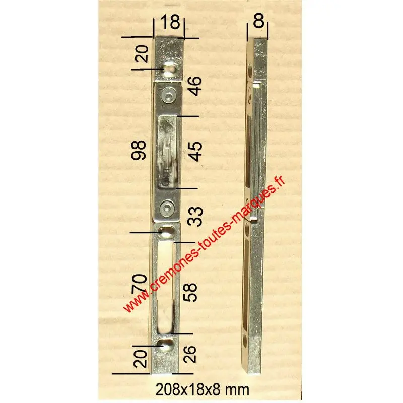 Gâche MACO pour multi points